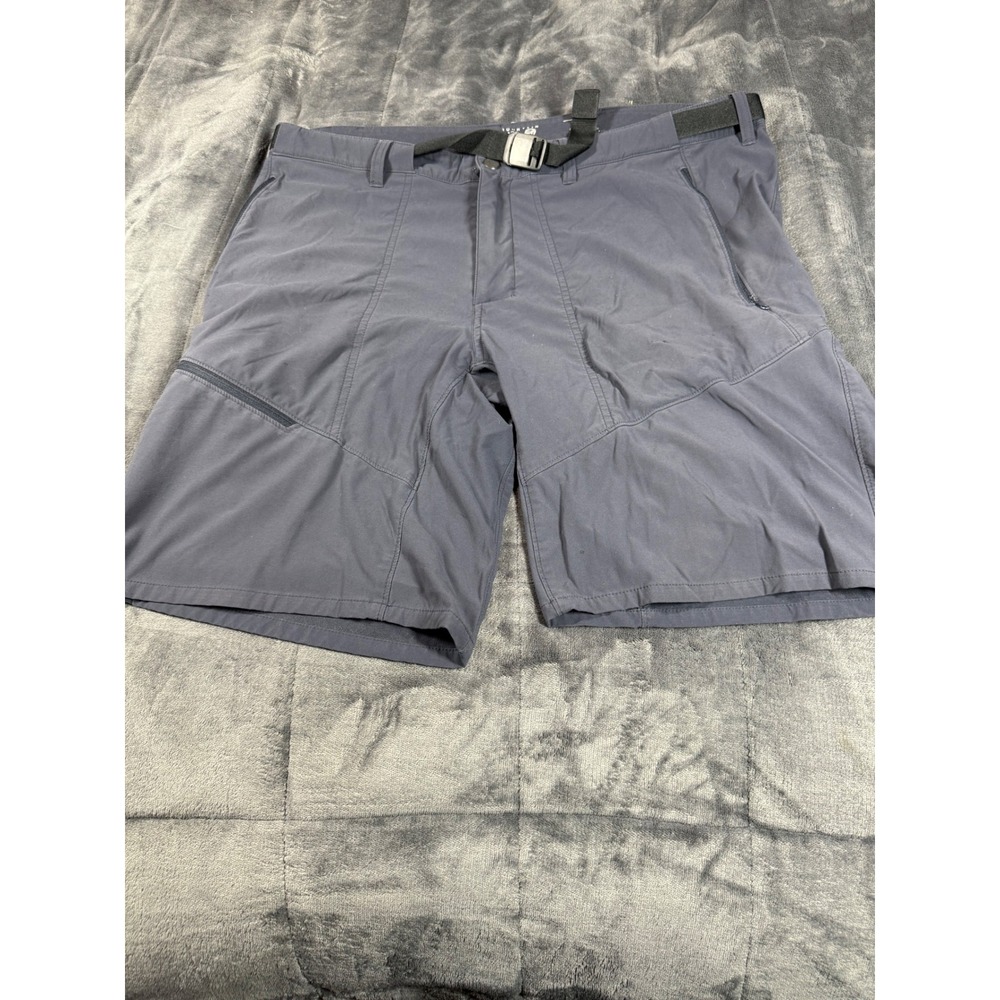 Mountain Hardwear Mens Gray Hiking Shorts Size 38 Nylon Blend Outdoor